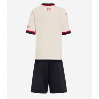 Echipament fotbal Liverpool Tricou Deplasare 2025-26 pentru copii maneca scurta (+ Pantaloni scurti)