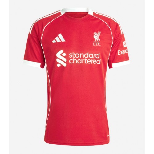 Echipament fotbal Liverpool Virgil van Dijk #4 Tricou Acasa 2025-26 maneca scurta Echipament fotbal Liverpool Virgil van Dijk #4 Tricou Acasa 2025-26 maneca scurta