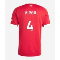 Echipament fotbal Liverpool Virgil van Dijk #4 Tricou Acasa 2025-26 maneca scurta