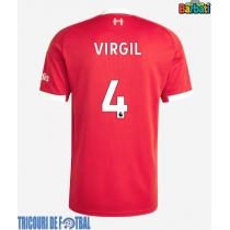 Echipament fotbal Liverpool Virgil van Dijk #4 Tricou Acasa 2025-26 maneca scurta