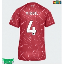 Echipament fotbal Liverpool Virgil van Dijk #4 Tricou Acasa 2026-27 pentru femei maneca scurta