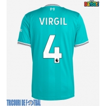 Echipament fotbal Liverpool Virgil van Dijk #4 Tricou Treilea 2025-26 maneca scurta
