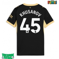 Echipament fotbal Manchester City Abdukodir Khusanov #45 Tricou Deplasare 2026-27 pentru femei maneca scurta