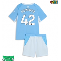 Echipament fotbal Manchester City Antoine Semenyo #42 Tricou Acasa 2026-27 pentru copii maneca scurta (+ Pantaloni scurti)