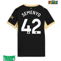 Echipament fotbal Manchester City Antoine Semenyo #42 Tricou Deplasare 2026-27 pentru femei maneca scurta