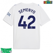 Echipament fotbal Manchester City Antoine Semenyo #42 Tricou Treilea 2026-27 maneca scurta