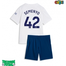 Echipament fotbal Manchester City Antoine Semenyo #42 Tricou Treilea 2026-27 pentru copii maneca scurta (+ Pantaloni scurti)
