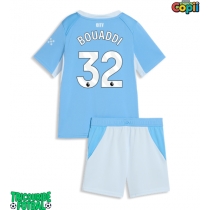 Echipament fotbal Manchester City Ayyoub Bouaddi #32 Tricou Acasa 2026-27 pentru copii maneca scurta (+ Pantaloni scurti)