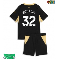 Echipament fotbal Manchester City Ayyoub Bouaddi #32 Tricou Deplasare 2026-27 pentru copii maneca scurta (+ Pantaloni scurti)