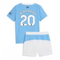Echipament fotbal Manchester City Bernardo Silva #20 Tricou Acasa 2025-26 pentru copii maneca scurta (+ Pantaloni scurti)