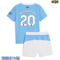 Echipament fotbal Manchester City Bernardo Silva #20 Tricou Acasa 2025-26 pentru copii maneca scurta (+ Pantaloni scurti)
