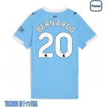 Echipament fotbal Manchester City Bernardo Silva #20 Tricou Acasa 2025-26 pentru femei maneca scurta
