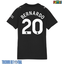 Echipament fotbal Manchester City Bernardo Silva #20 Tricou Deplasare 2025-26 pentru femei maneca scurta