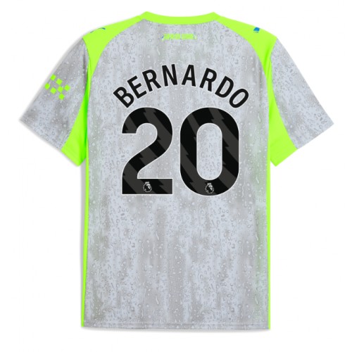Echipament fotbal Manchester City Bernardo Silva #20 Tricou Treilea 2025-26 maneca scurta Echipament fotbal Manchester City Bernardo Silva #20 Tricou Treilea 2025-26 maneca scurta