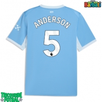 Echipament fotbal Manchester City Elliot Anderson #5 Tricou Acasa 2026-27 maneca scurta