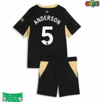 Echipament fotbal Manchester City Elliot Anderson #5 Tricou Deplasare 2026-27 pentru copii maneca scurta (+ Pantaloni scurti)