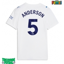 Echipament fotbal Manchester City Elliot Anderson #5 Tricou Treilea 2026-27 pentru femei maneca scurta