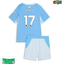 Echipament fotbal Manchester City Enzo Fernandez #17 Tricou Acasa 2026-27 pentru copii maneca scurta (+ Pantaloni scurti)