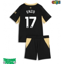 Echipament fotbal Manchester City Enzo Fernandez #17 Tricou Deplasare 2026-27 pentru copii maneca scurta (+ Pantaloni scurti)
