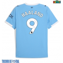 Echipament fotbal Manchester City Erling Haaland #9 Tricou Acasa 2025-26 maneca scurta
