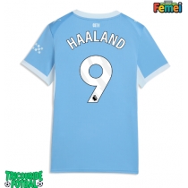 Echipament fotbal Manchester City Erling Haaland #9 Tricou Acasa 2026-27 pentru femei maneca scurta