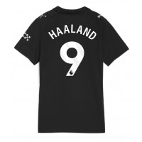 Echipament fotbal Manchester City Erling Haaland #9 Tricou Deplasare 2025-26 pentru femei maneca scurta