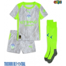 Echipament fotbal Manchester City Erling Haaland #9 Tricou Treilea 2025-26 pentru copii maneca scurta (+ Pantaloni scurti)