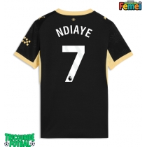 Echipament fotbal Manchester City Iliman Ndiaye #7 Tricou Deplasare 2026-27 pentru femei maneca scurta