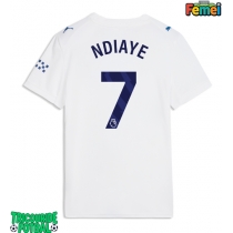 Echipament fotbal Manchester City Iliman Ndiaye #7 Tricou Treilea 2026-27 pentru femei maneca scurta
