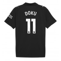 Echipament fotbal Manchester City Jeremy Doku #11 Tricou Deplasare 2025-26 maneca scurta