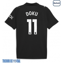 Echipament fotbal Manchester City Jeremy Doku #11 Tricou Deplasare 2025-26 maneca scurta