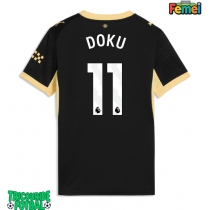 Echipament fotbal Manchester City Jeremy Doku #11 Tricou Deplasare 2026-27 pentru femei maneca scurta