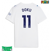 Echipament fotbal Manchester City Jeremy Doku #11 Tricou Treilea 2026-27 pentru femei maneca scurta