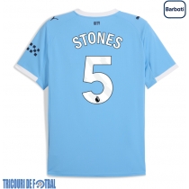 Echipament fotbal Manchester City John Stones #5 Tricou Acasa 2025-26 maneca scurta