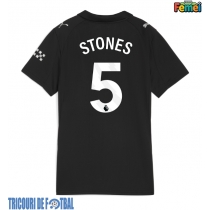 Echipament fotbal Manchester City John Stones #5 Tricou Deplasare 2025-26 pentru femei maneca scurta