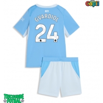 Echipament fotbal Manchester City Josko Gvardiol #24 Tricou Acasa 2026-27 pentru copii maneca scurta (+ Pantaloni scurti)