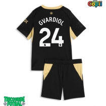 Echipament fotbal Manchester City Josko Gvardiol #24 Tricou Deplasare 2026-27 pentru copii maneca scurta (+ Pantaloni scurti)