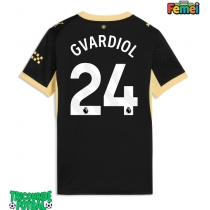 Echipament fotbal Manchester City Josko Gvardiol #24 Tricou Deplasare 2026-27 pentru femei maneca scurta