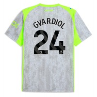 Echipament fotbal Manchester City Josko Gvardiol #24 Tricou Treilea 2025-26 maneca scurta
