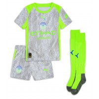 Echipament fotbal Manchester City Josko Gvardiol #24 Tricou Treilea 2025-26 pentru copii maneca scurta (+ Pantaloni scurti)