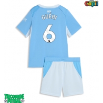 Echipament fotbal Manchester City Marc Guehi #6 Tricou Acasa 2026-27 pentru copii maneca scurta (+ Pantaloni scurti)