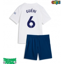 Echipament fotbal Manchester City Marc Guehi #6 Tricou Treilea 2026-27 pentru copii maneca scurta (+ Pantaloni scurti)