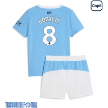 Echipament fotbal Manchester City Mateo Kovacic #8 Tricou Acasa 2025-26 pentru copii maneca scurta (+ Pantaloni scurti)