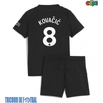 Echipament fotbal Manchester City Mateo Kovacic #8 Tricou Deplasare 2025-26 pentru copii maneca scurta (+ Pantaloni scurti)