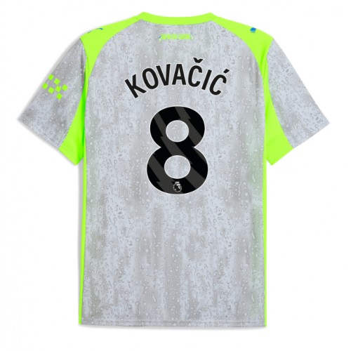 Echipament fotbal Manchester City Mateo Kovacic #8 Tricou Treilea 2025-26 maneca scurta Echipament fotbal Manchester City Mateo Kovacic #8 Tricou Treilea 2025-26 maneca scurta