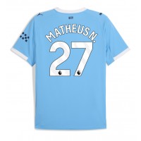 Echipament fotbal Manchester City Matheus Nunes #27 Tricou Acasa 2025-26 maneca scurta