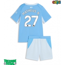 Echipament fotbal Manchester City Matheus Nunes #27 Tricou Acasa 2026-27 pentru copii maneca scurta (+ Pantaloni scurti)
