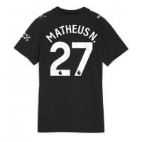 Echipament fotbal Manchester City Matheus Nunes #27 Tricou Deplasare 2025-26 pentru femei maneca scurta