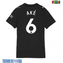 Echipament fotbal Manchester City Nathan Ake #6 Tricou Deplasare 2025-26 pentru femei maneca scurta