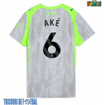 Echipament fotbal Manchester City Nathan Ake #6 Tricou Treilea 2025-26 pentru femei maneca scurta